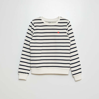 Buzo de chándal con motivo BLANCO