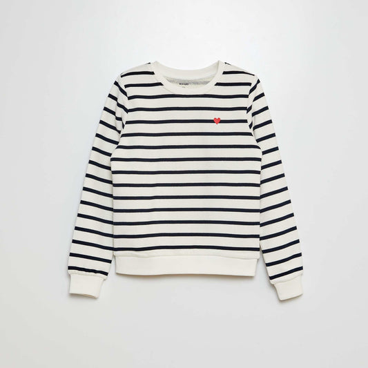 Buzo de chándal con motivo BLANCO