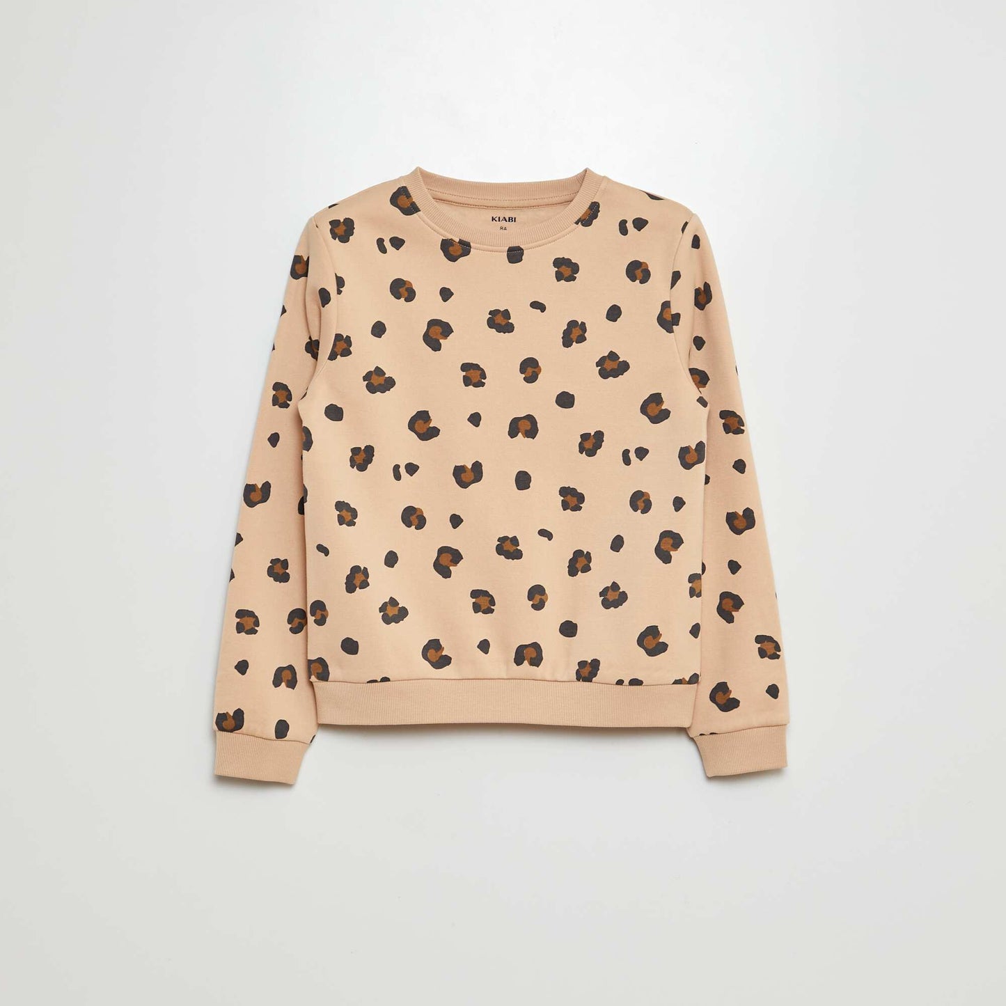 Buzo de chándal con motivo BEIGE