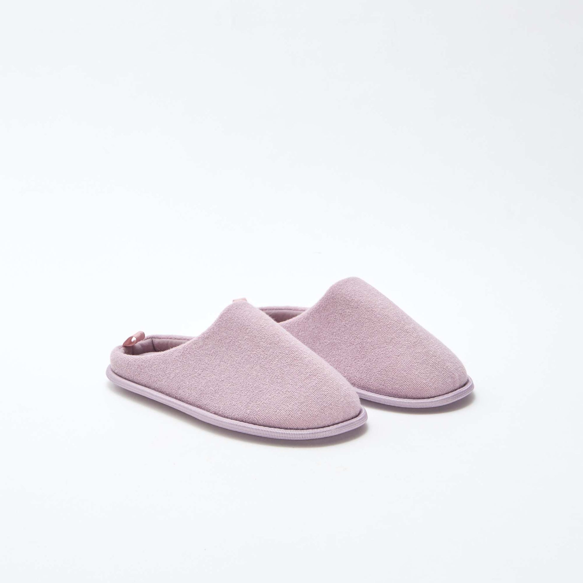 Zapatillas de casa lisas PURPURA