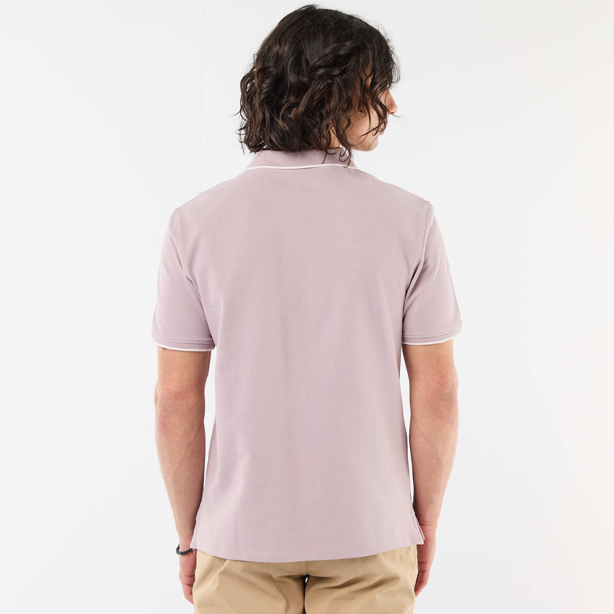 Remera de piqué de algodón PURPURA