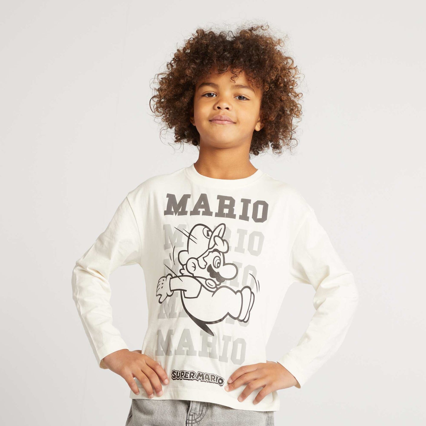 Camiseta 'Mario' 'Super Nintendo' BLANCO