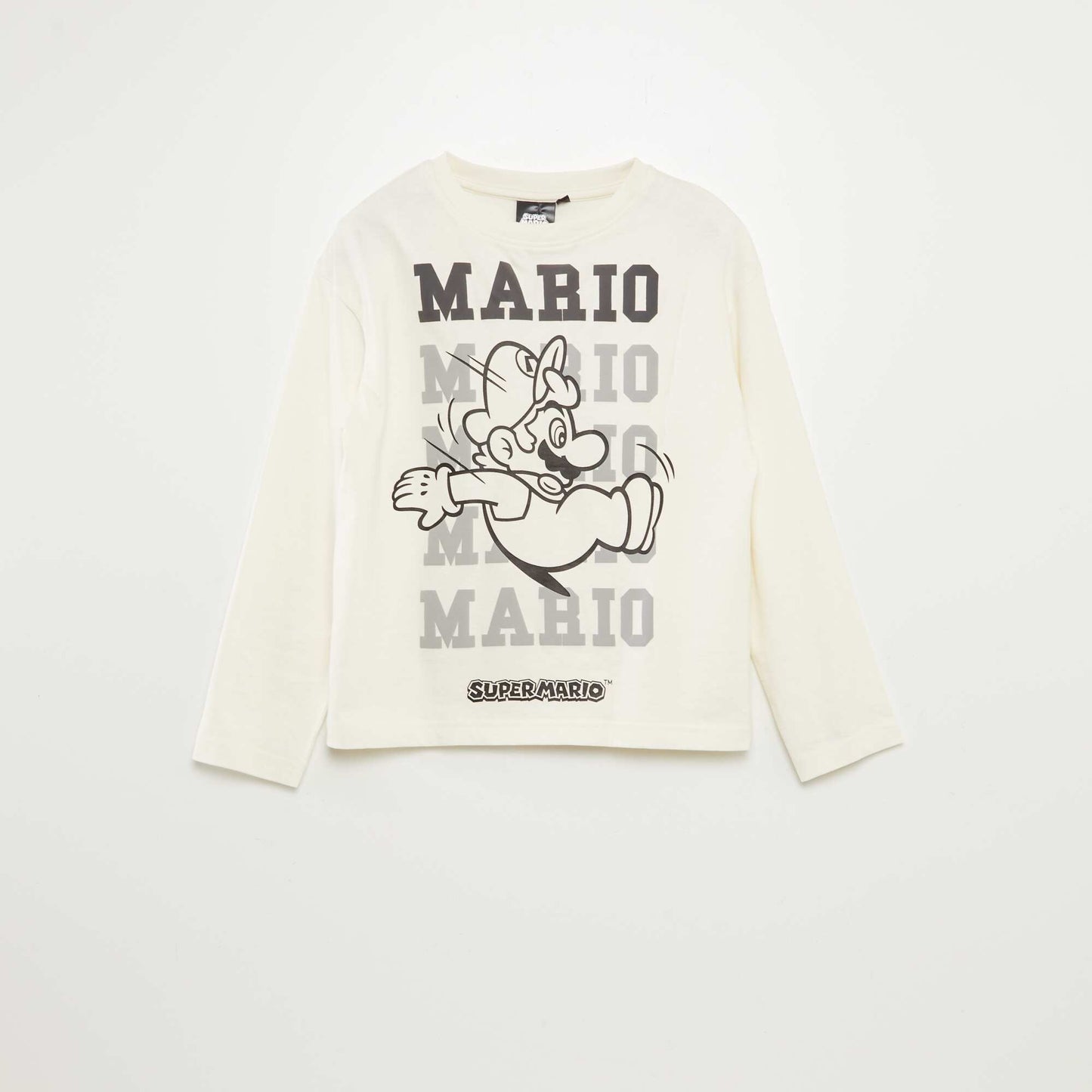 Camiseta 'Mario' 'Super Nintendo' BLANCO