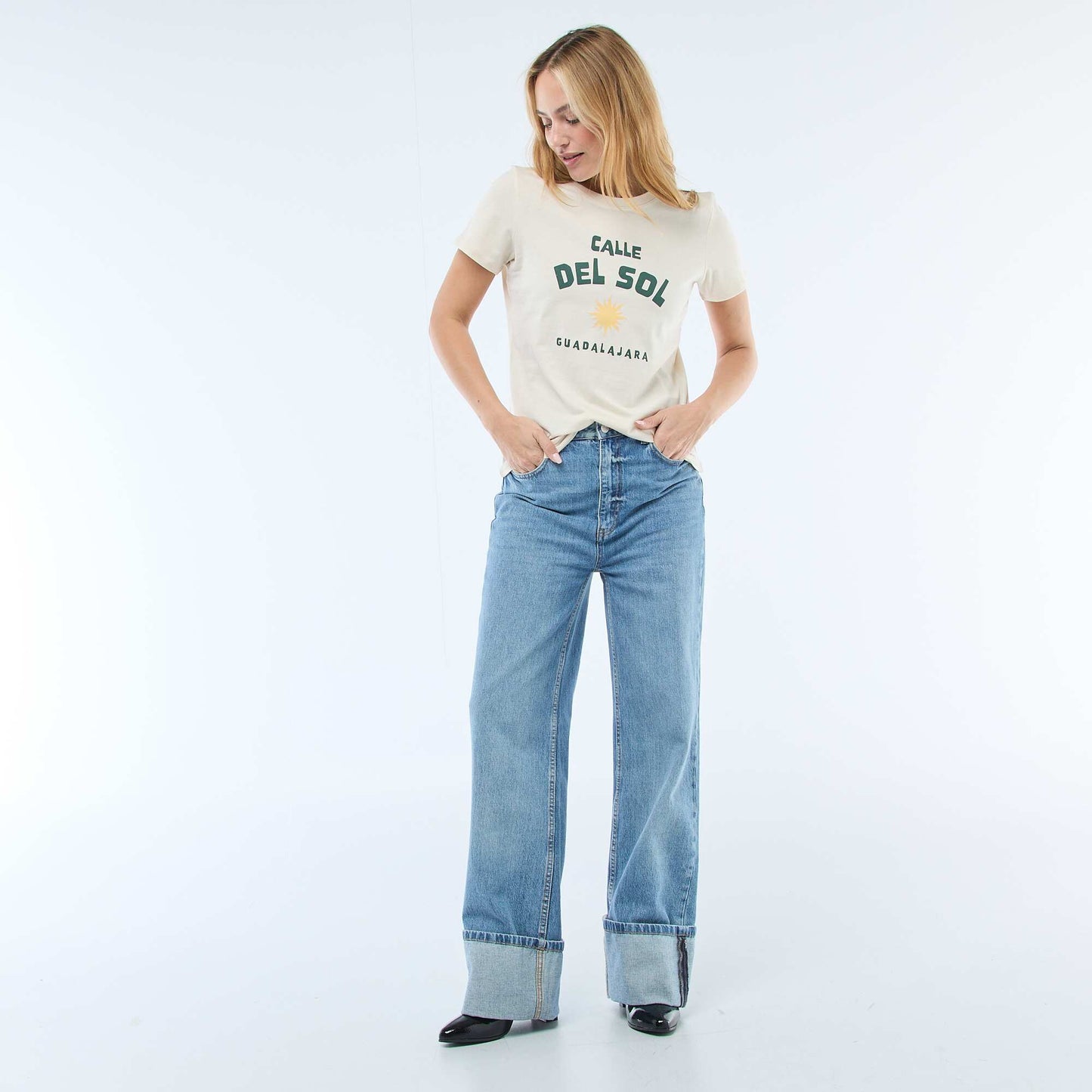 Camiseta estampada VERDE