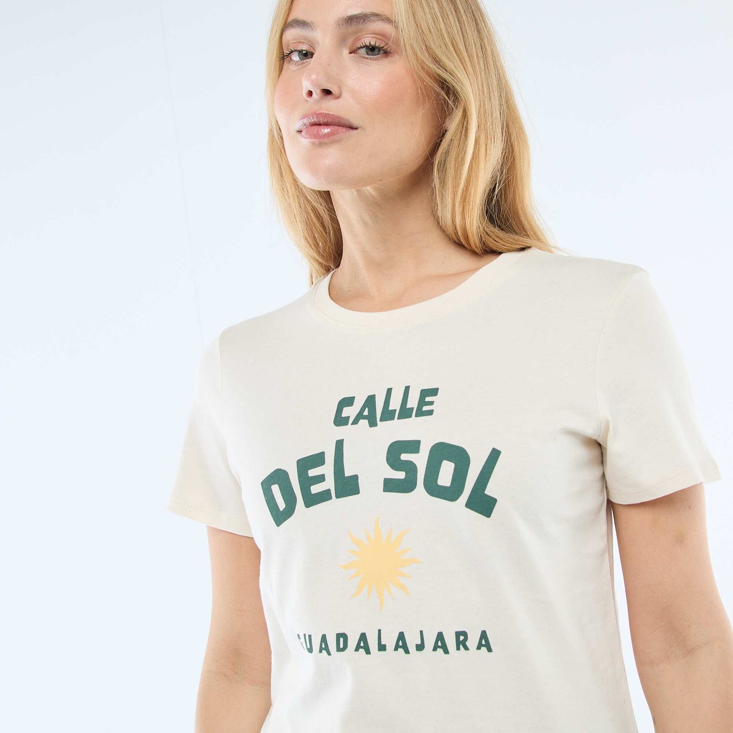 Camiseta estampada VERDE