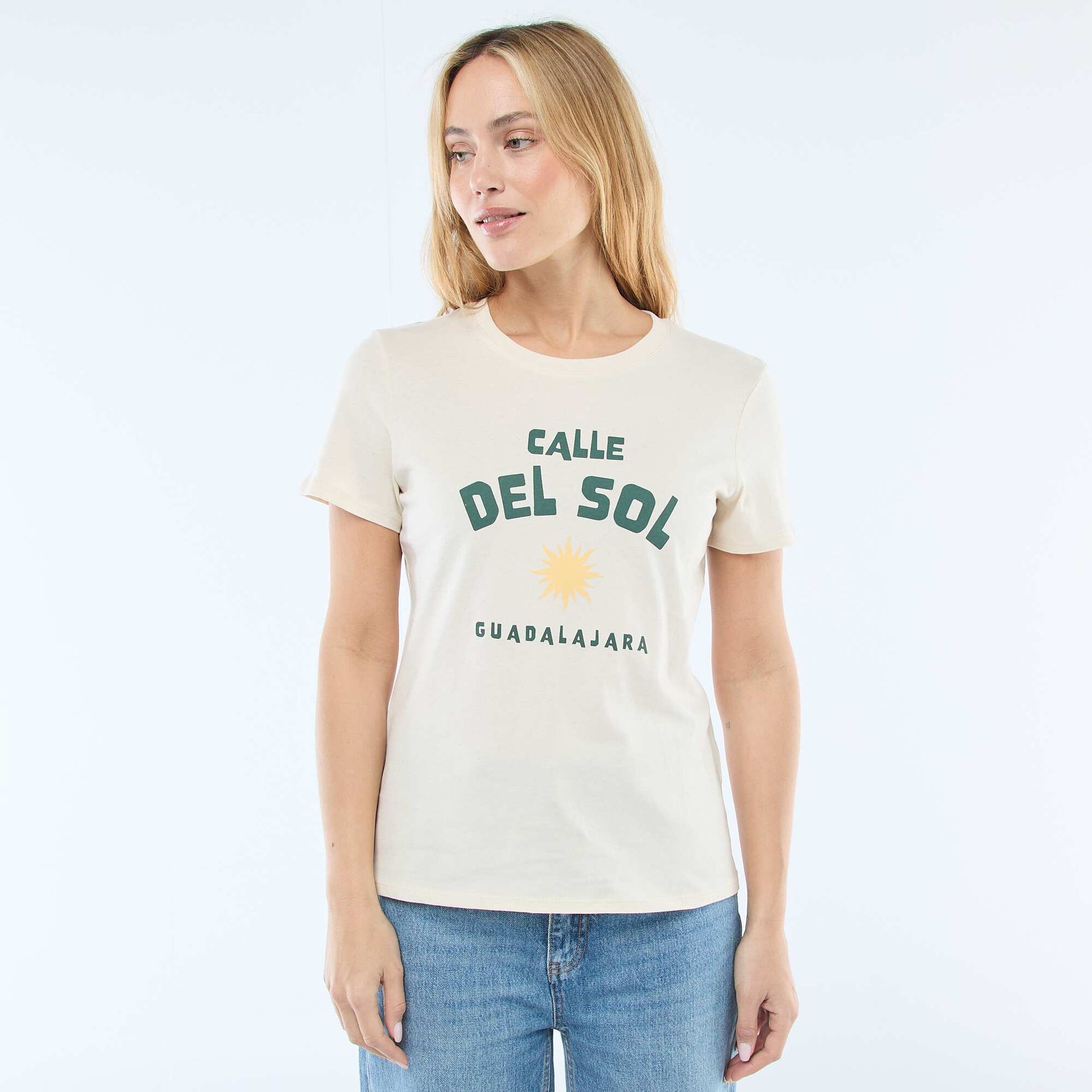 Camiseta estampada VERDE