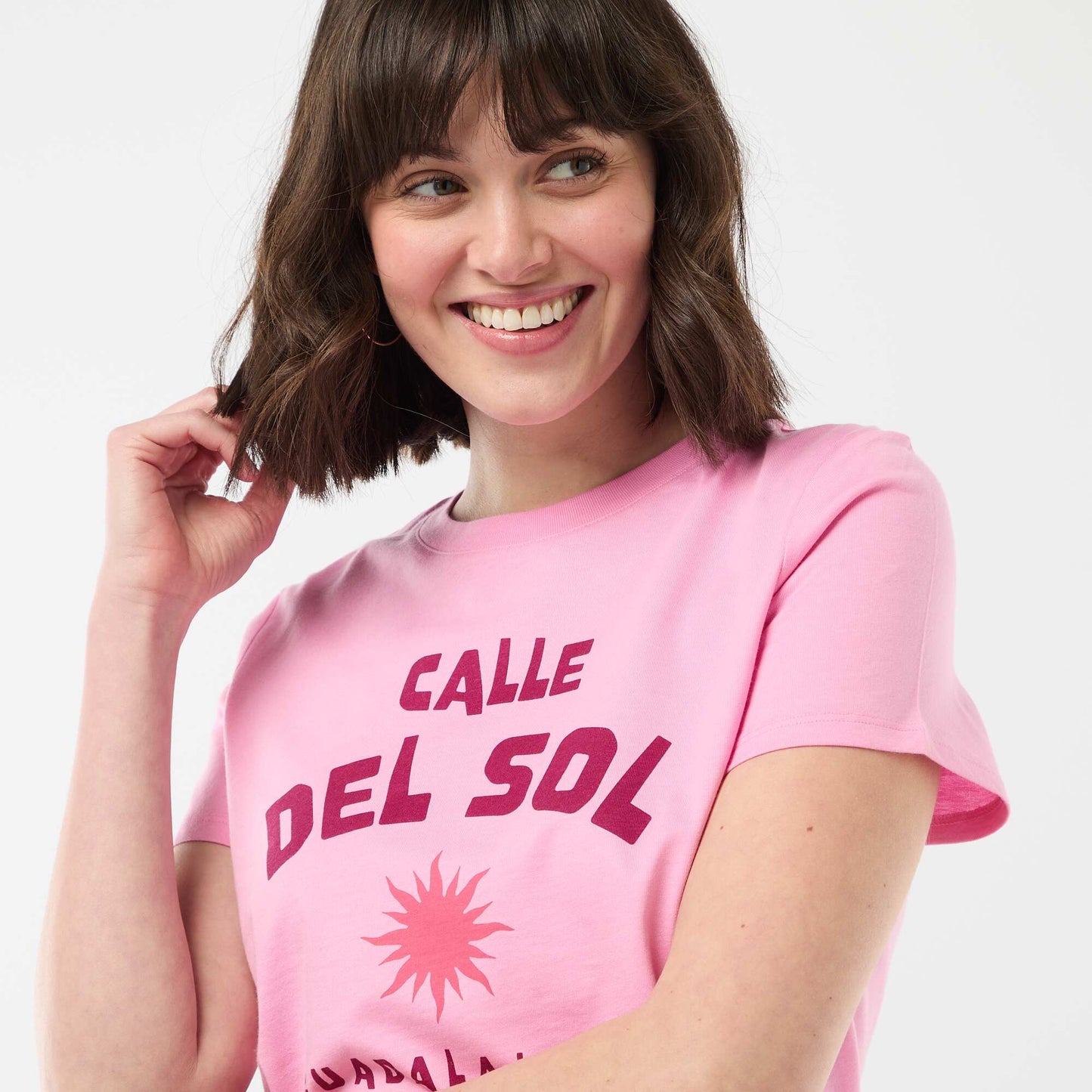 Camiseta estampada ROSA