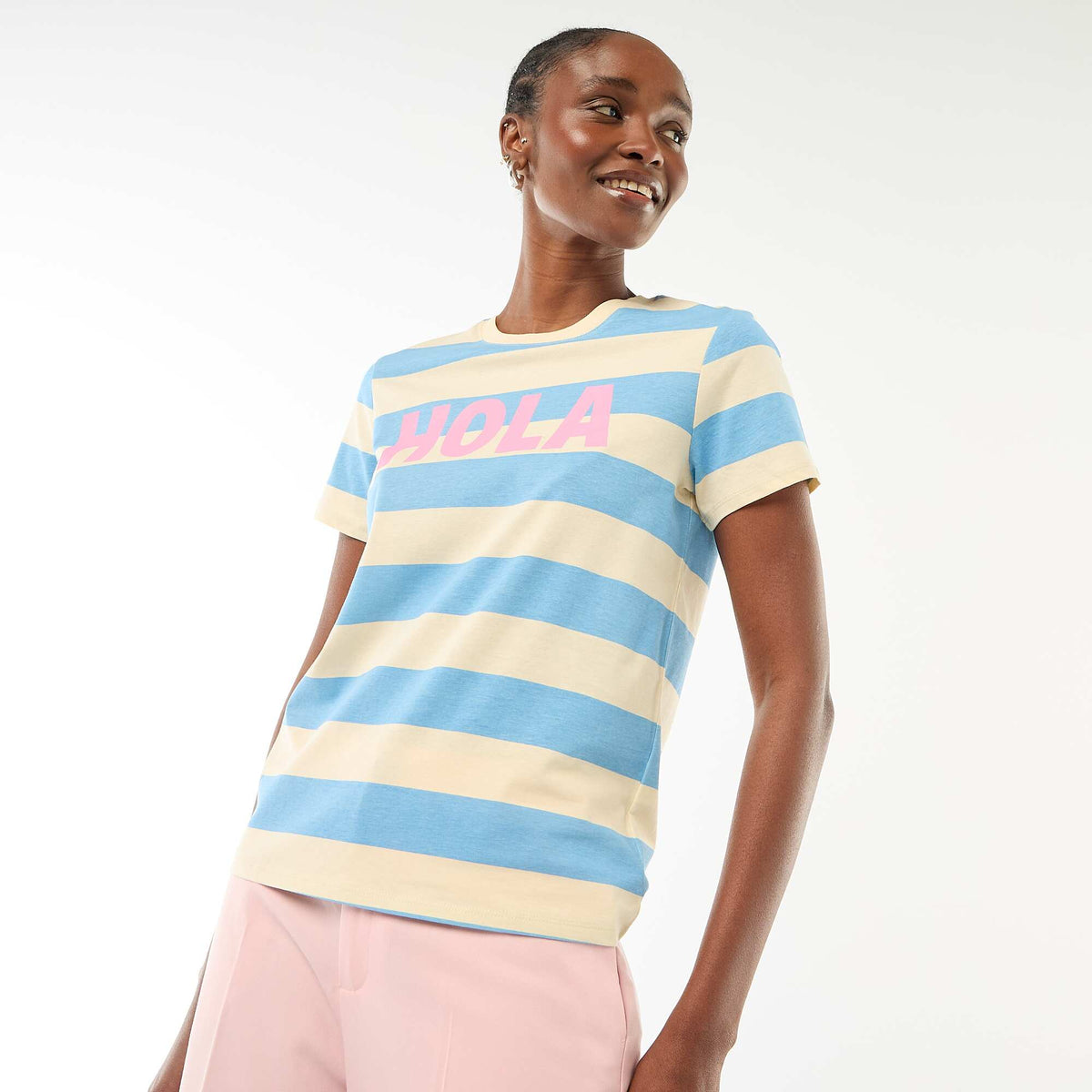 Camiseta estampada AZUL