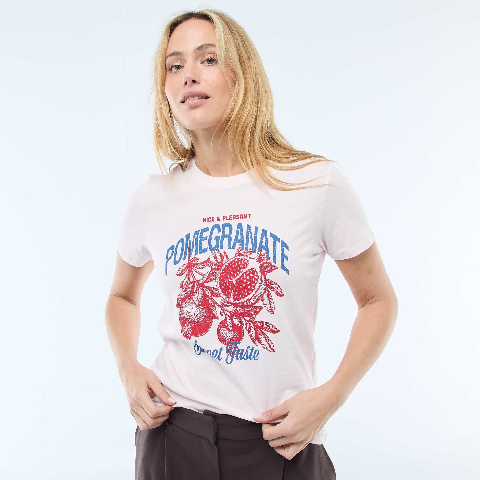 Camiseta estampada ROSA