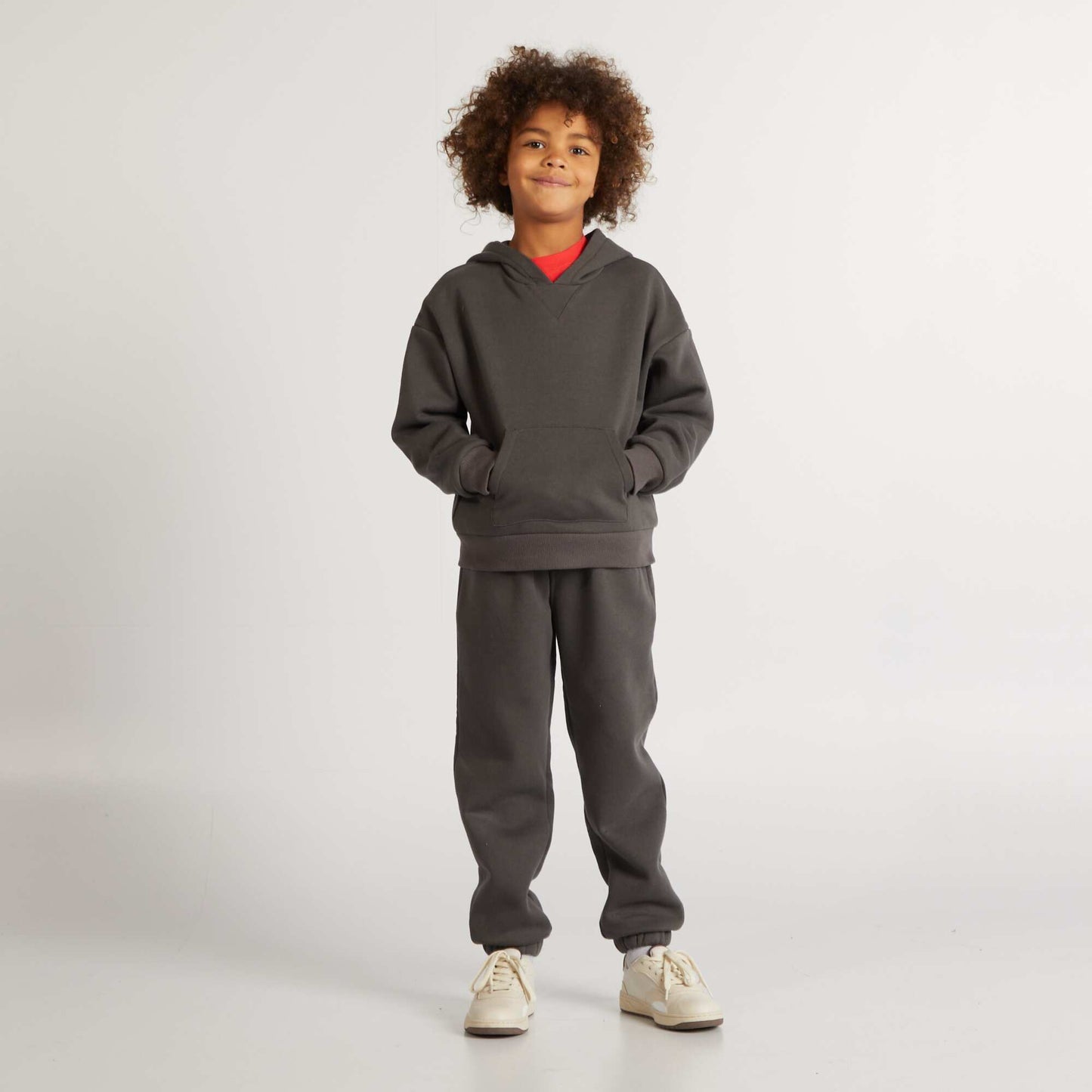 Pantalón de chándal liso gris