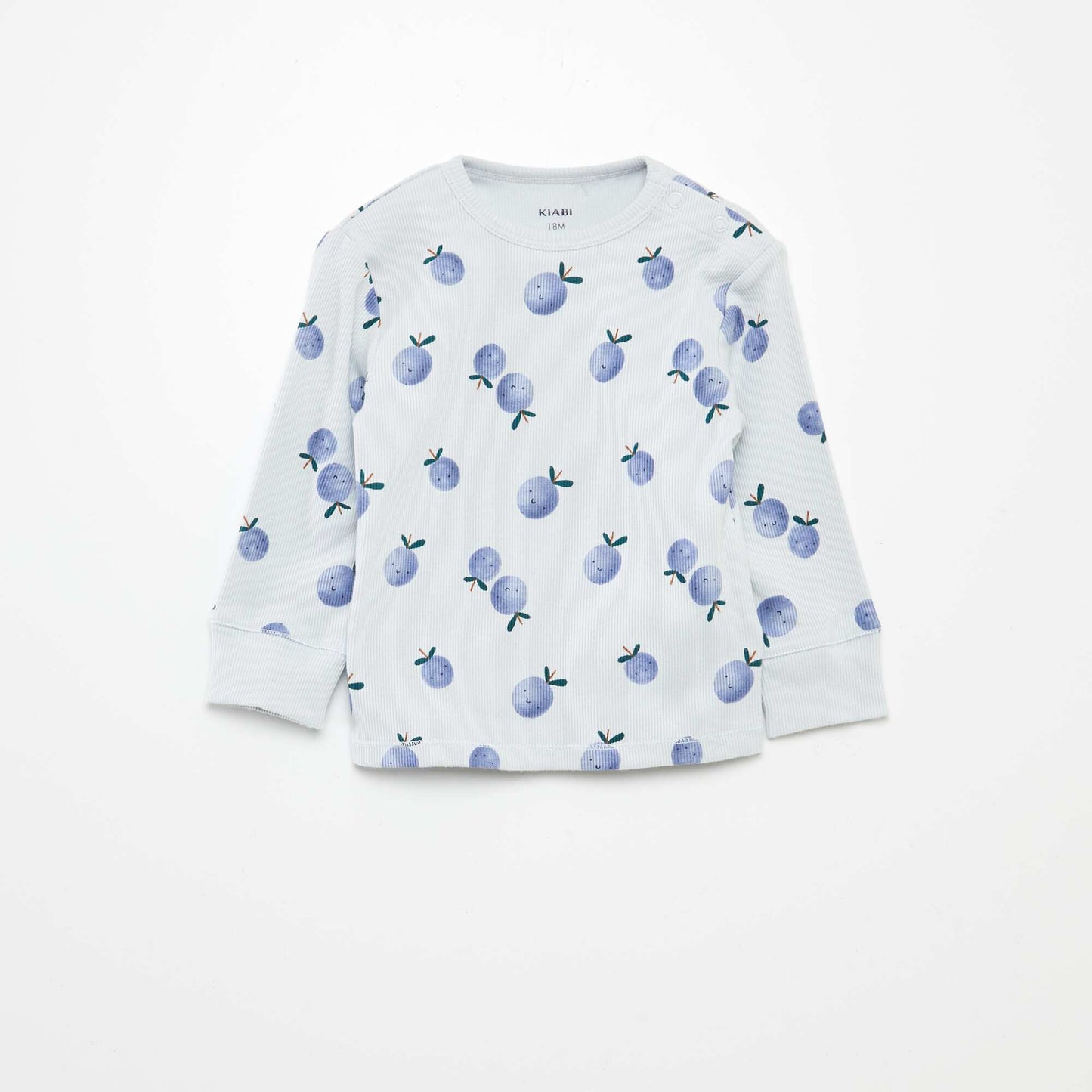 Pijama estampado de punto - 2 piezas AZUL