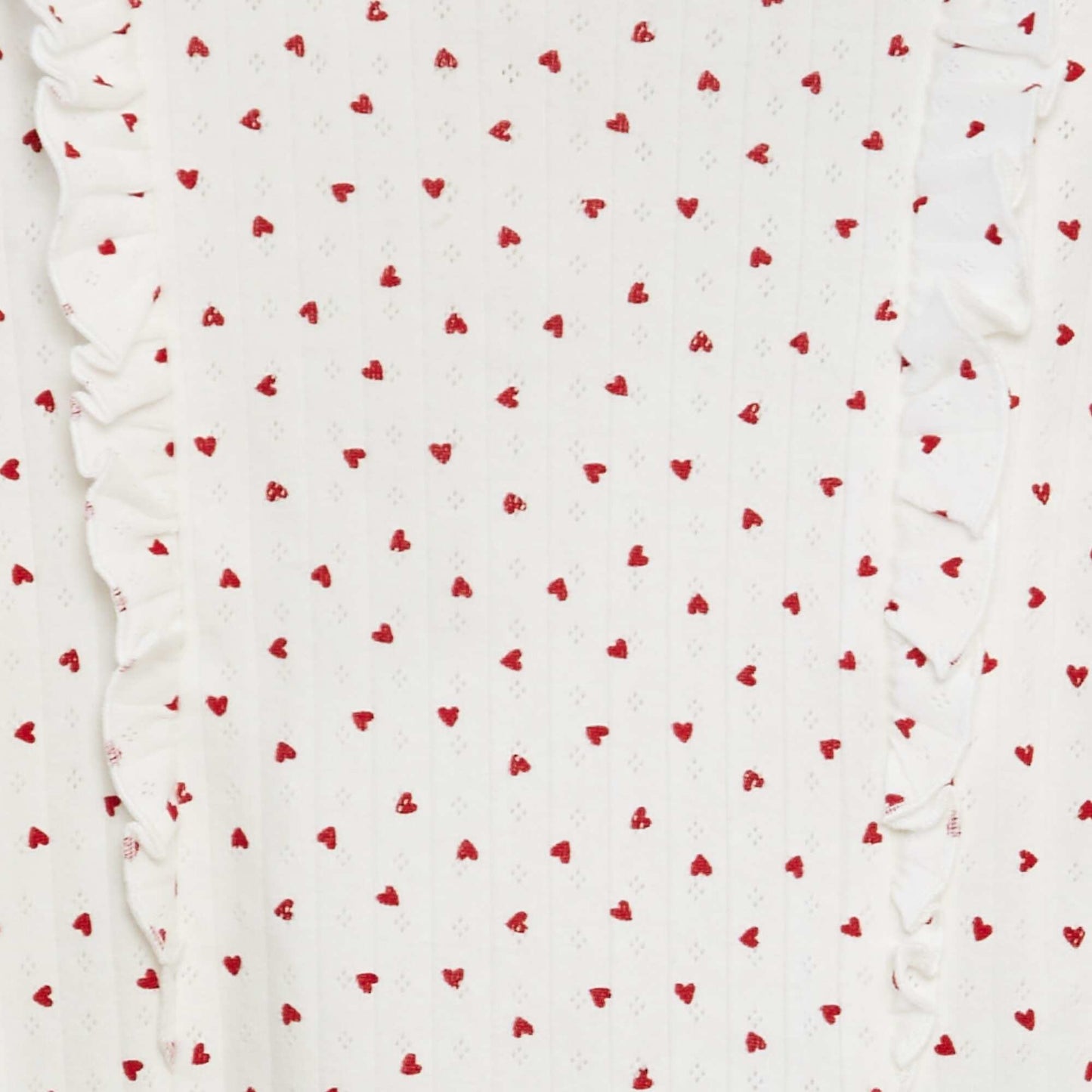 Conjunto de camiseta + legging de pijama con estampado de corazones  - 2 piezas BLANCO