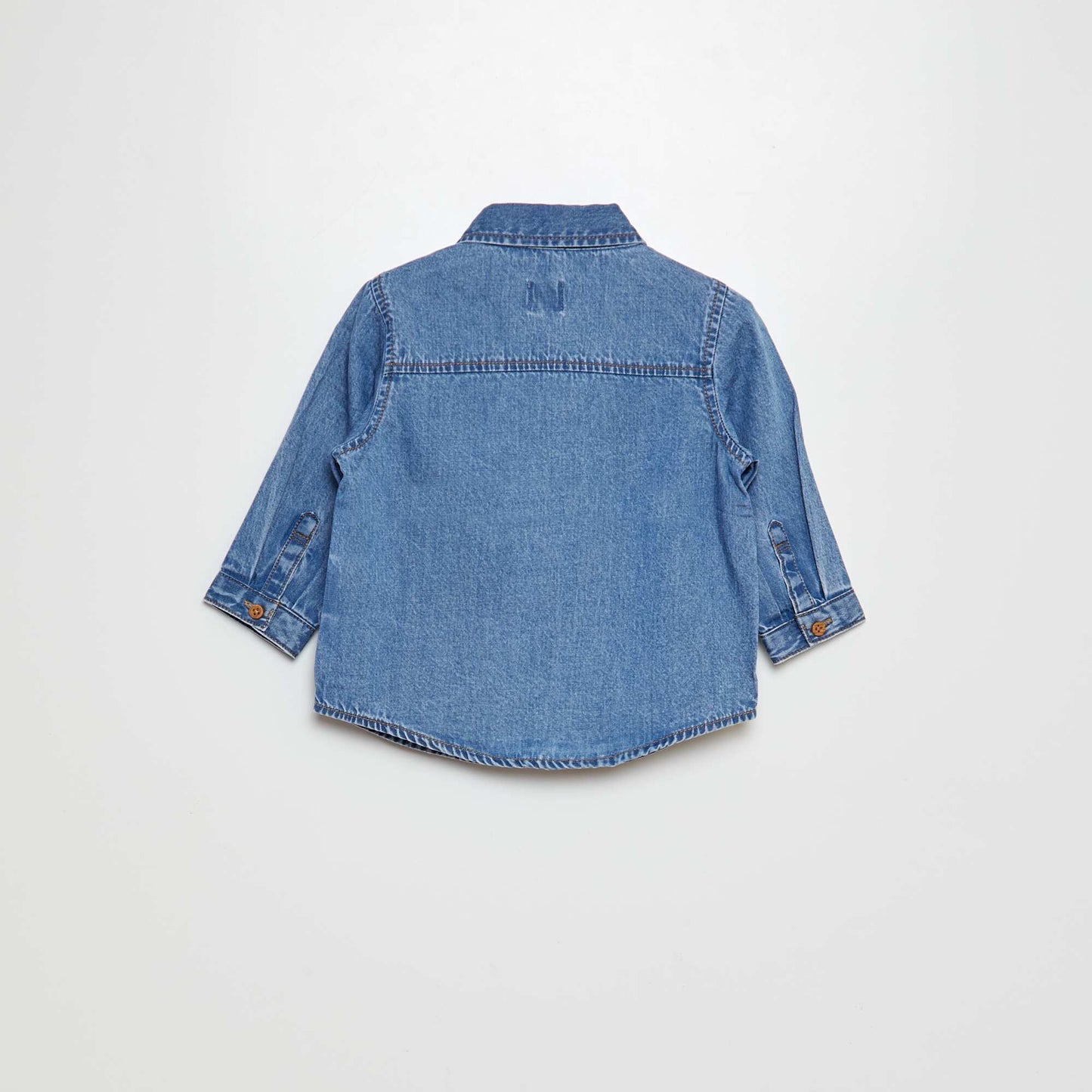 Camisa vaquera de algodón AZUL