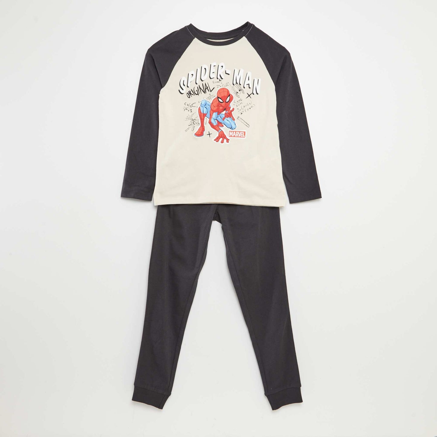 Conjunto de pijama 'Spider-Man' - 2 piezas BEIGE