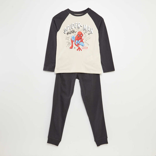 Conjunto de pijama 'Spider-Man' - 2 piezas BEIGE