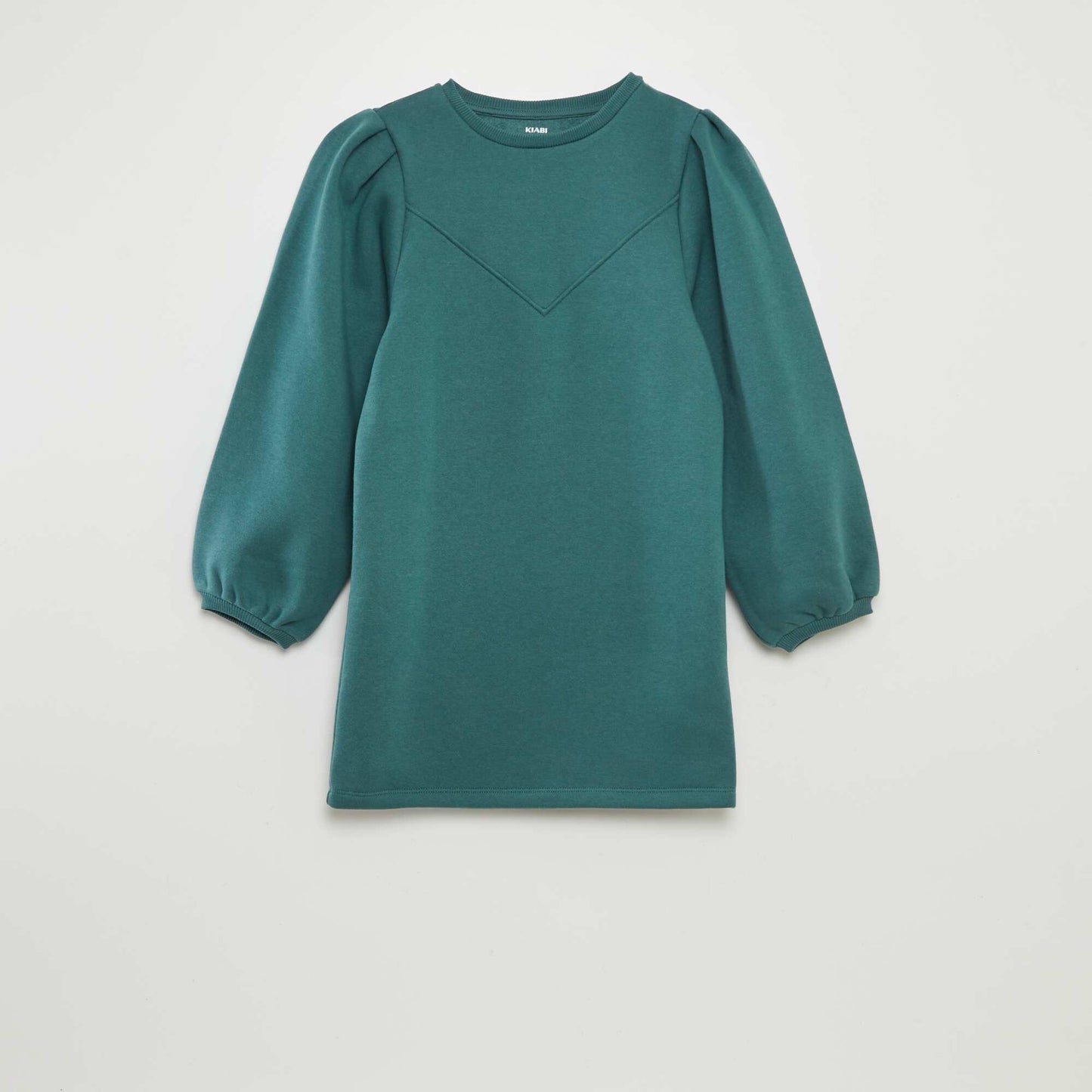 Vestido tipo buzo de chándal liso VERDE