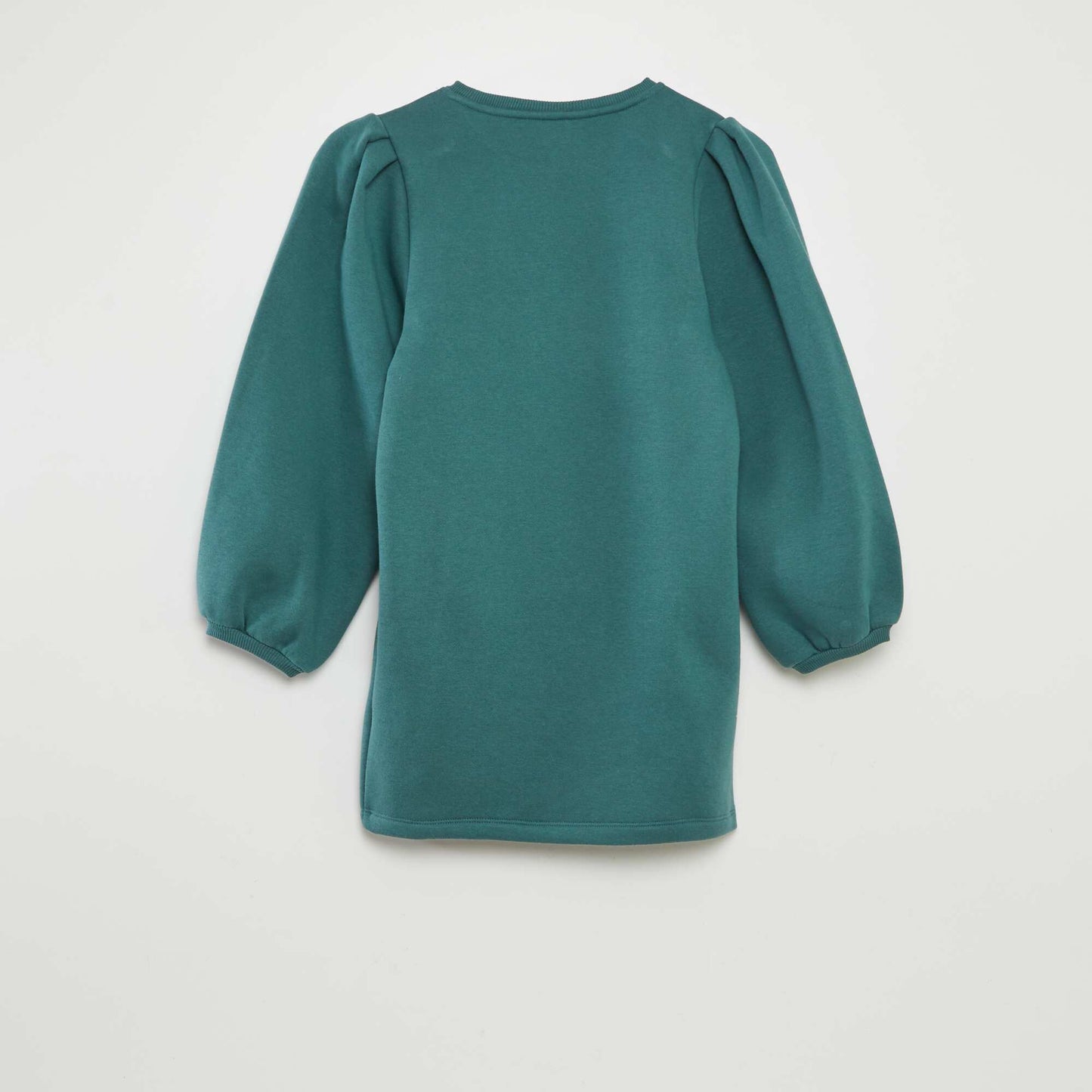 Vestido tipo buzo de chándal liso VERDE