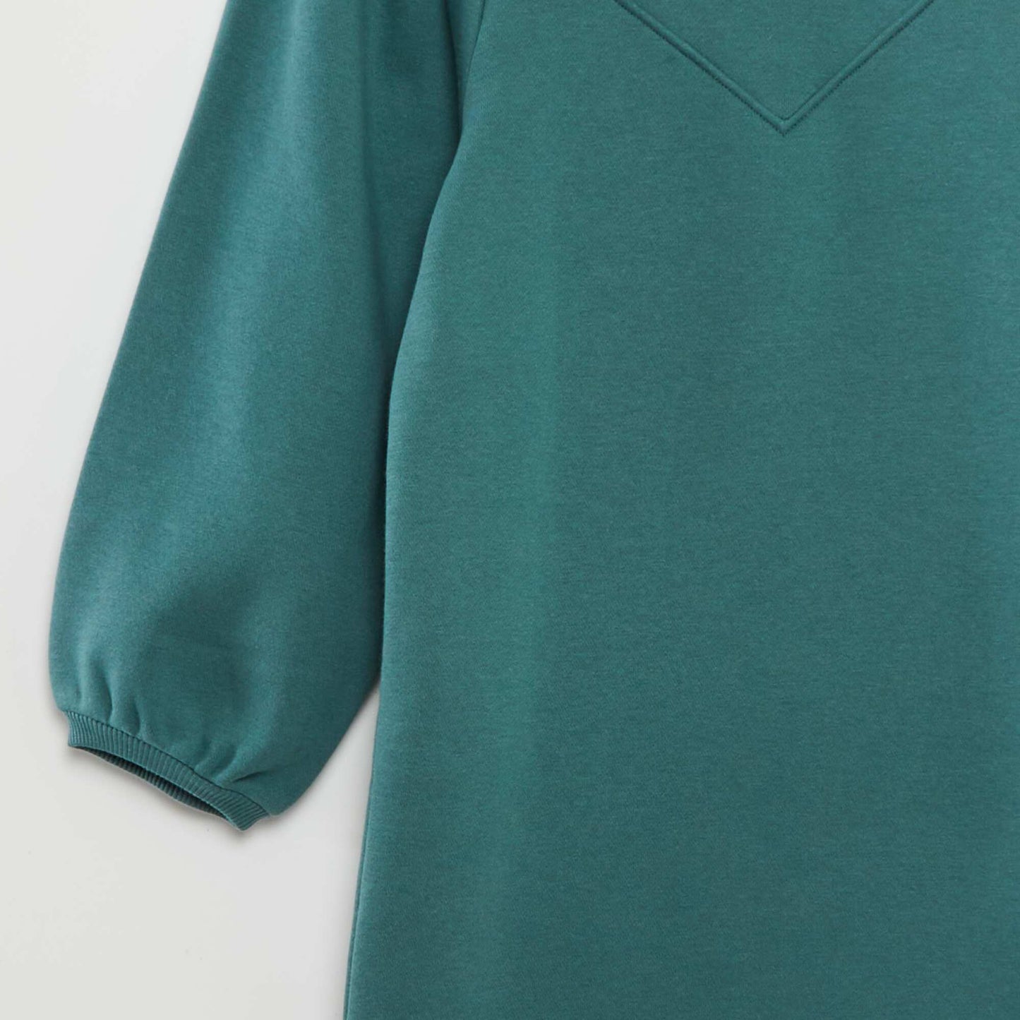 Vestido tipo buzo de chándal liso VERDE