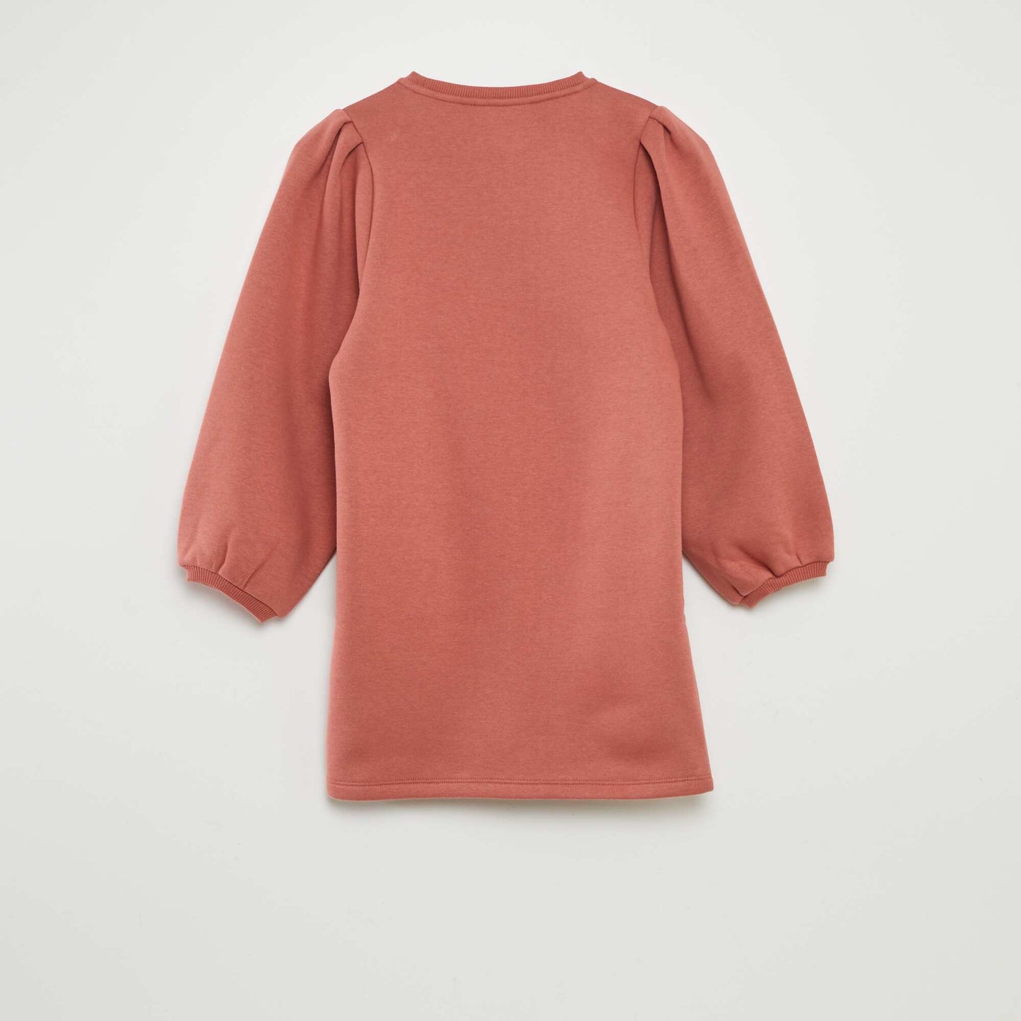 Vestido tipo buzo de chándal liso ROSA