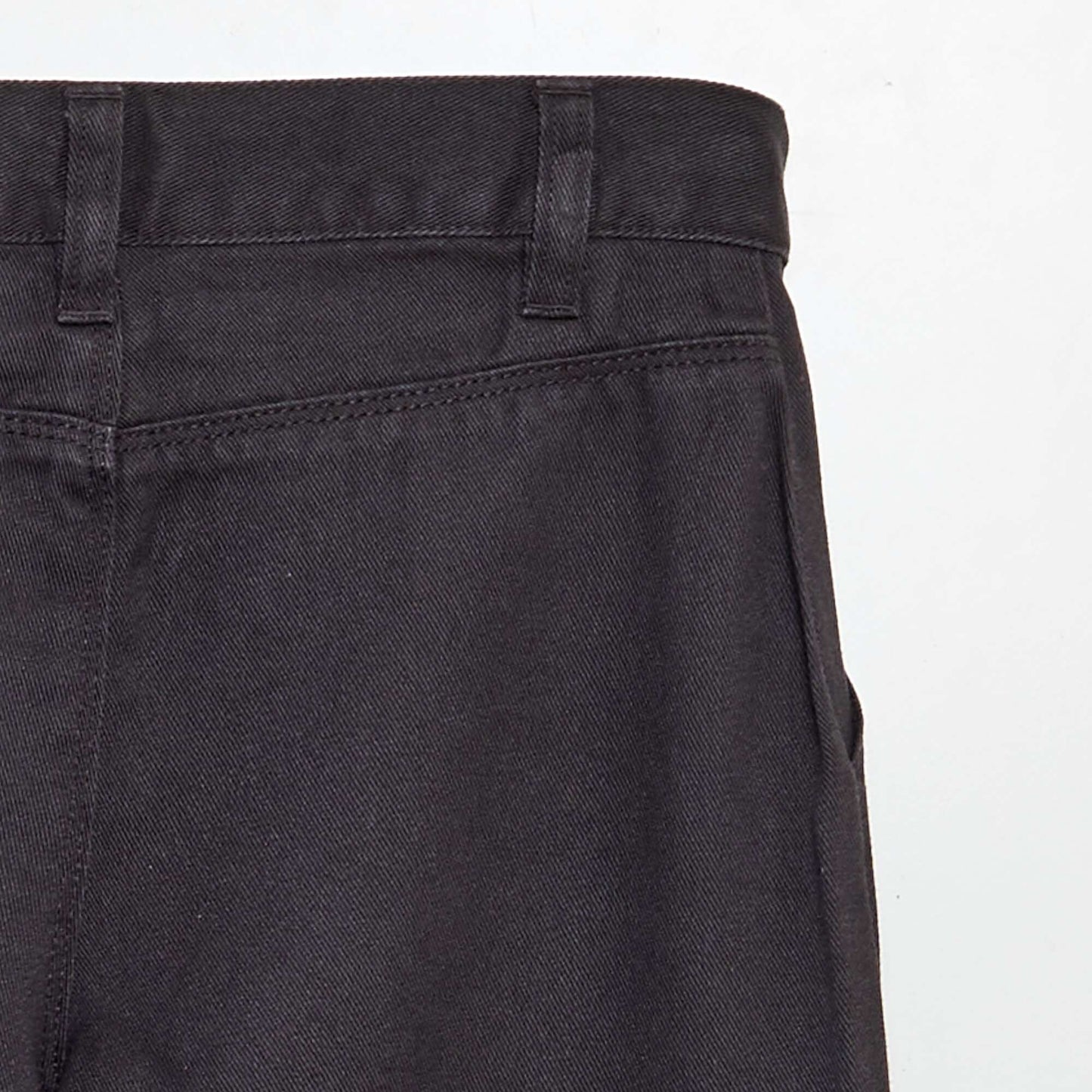 Pantalón de sarga multibolsillos NEGRO