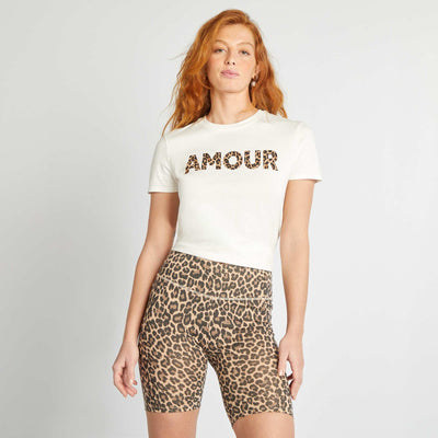 Short tipo ciclista BEIGE