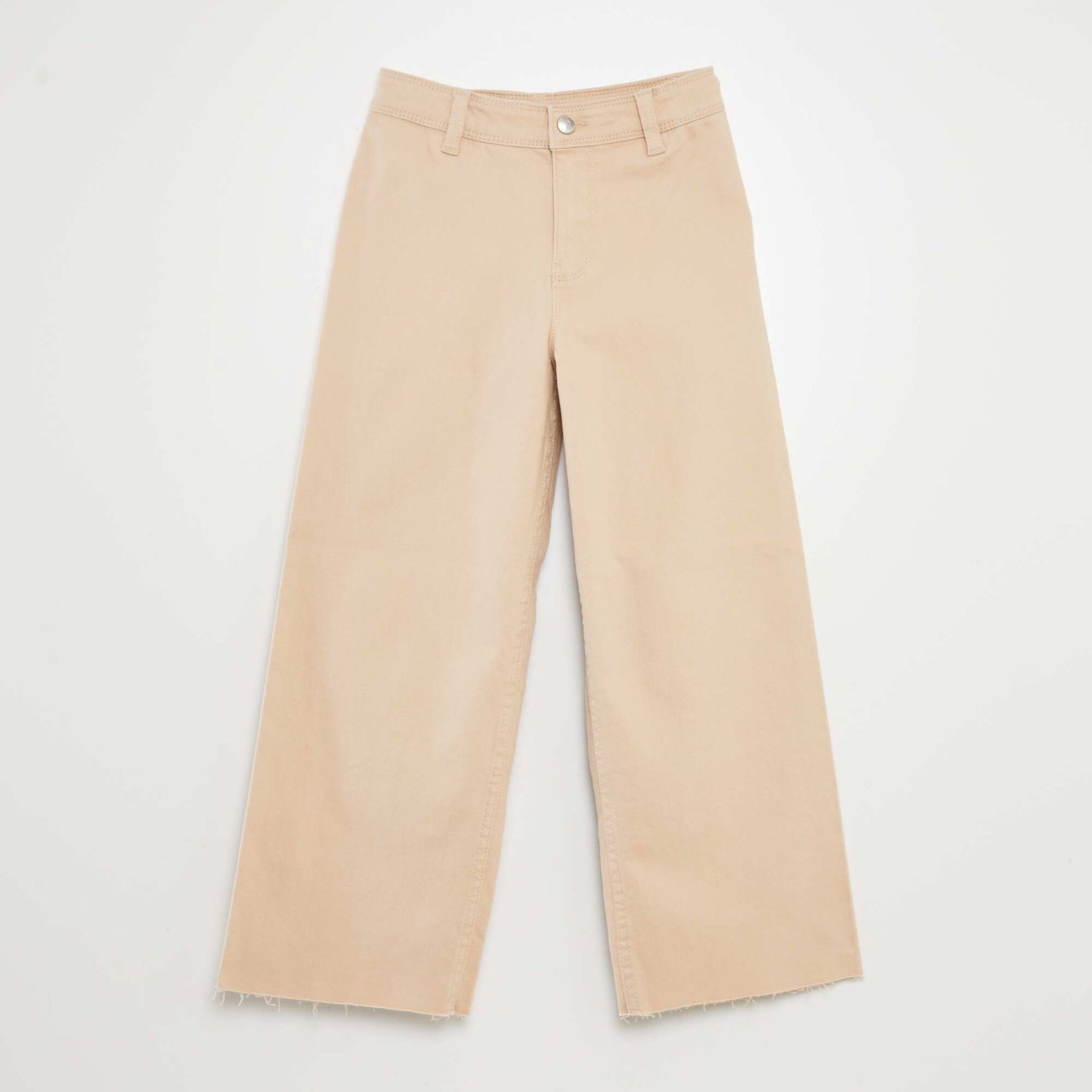 Pantalón ancho/wide leg BEIGE
