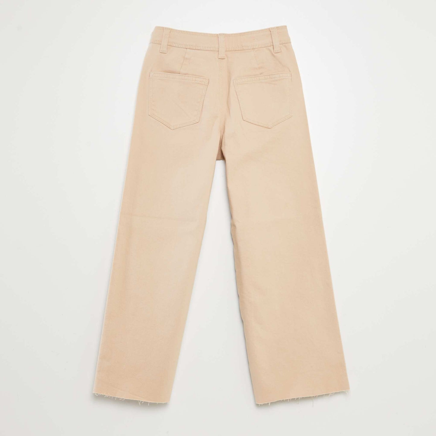 Pantalón ancho/wide leg BEIGE
