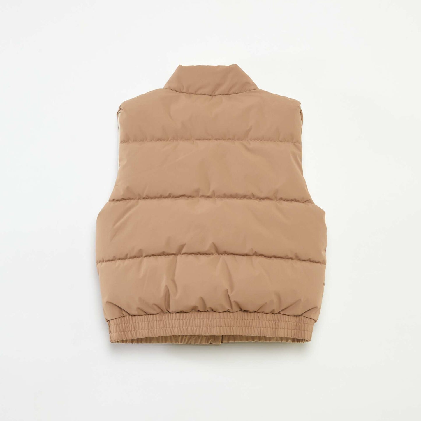 Anorak puffy reversible sin mangas MARRON