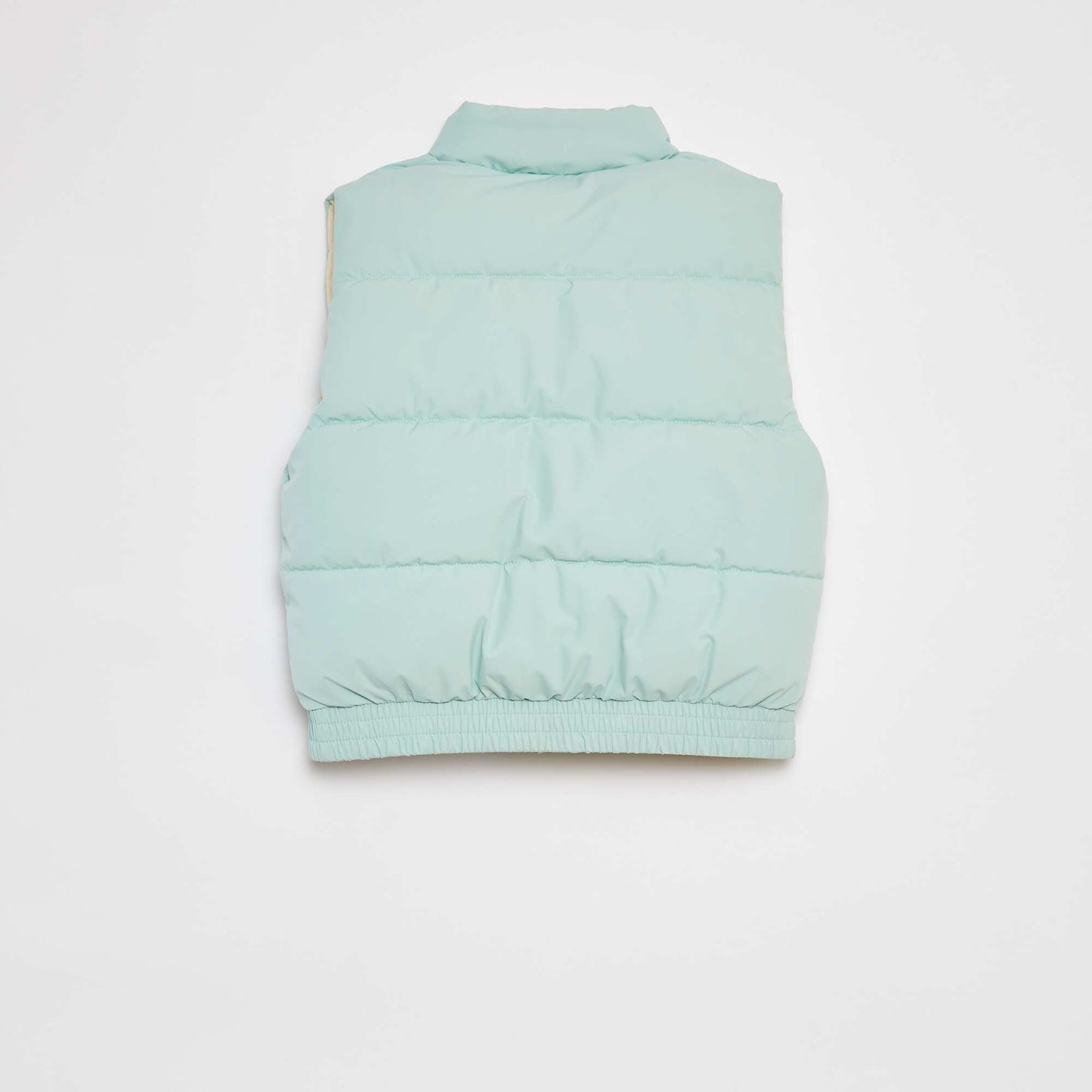 Anorak puffy reversible sin mangas VERDE
