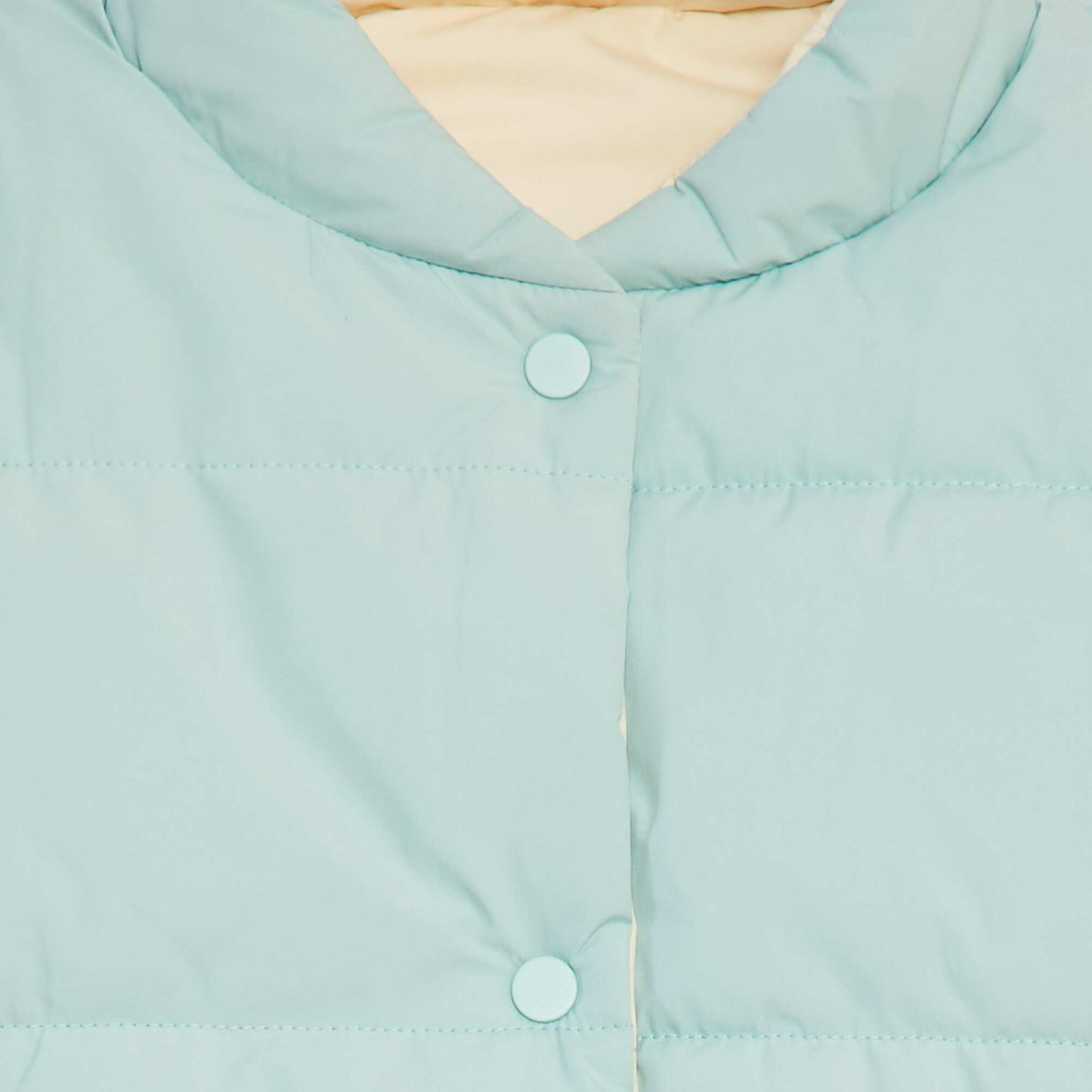 Anorak puffy reversible sin mangas VERDE