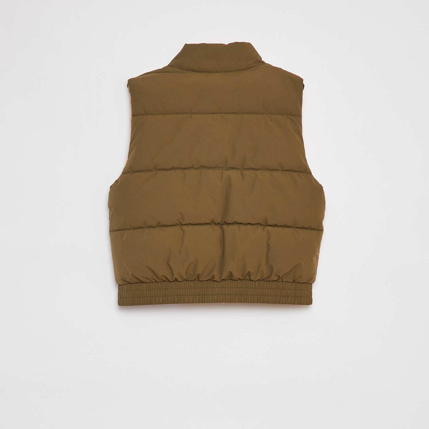 Anorak puffy reversible sin mangas KAKI