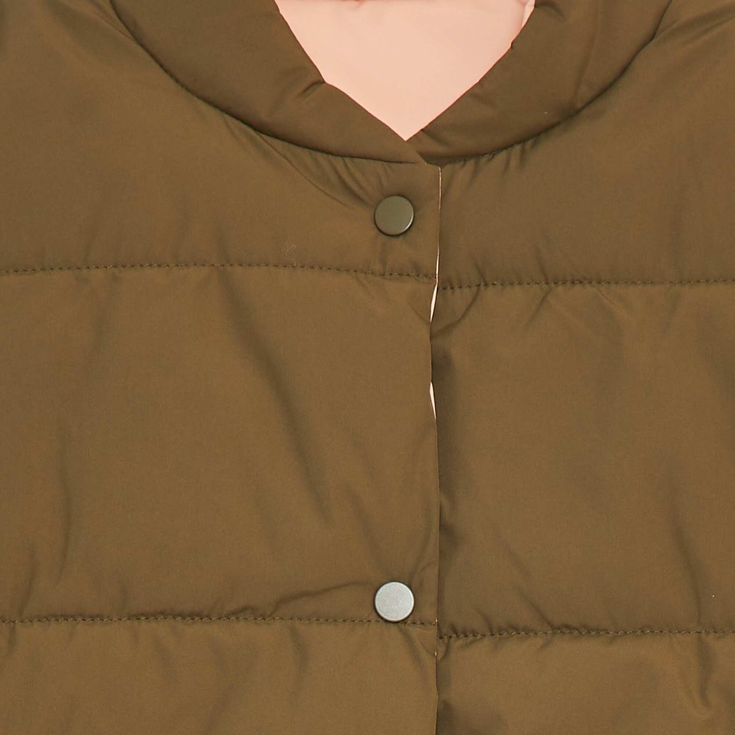 Anorak puffy reversible sin mangas KAKI