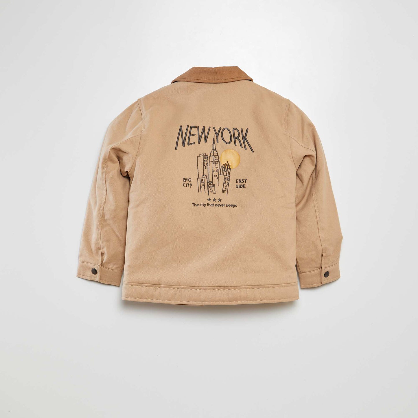 Campera corta Nueva York BEIGE