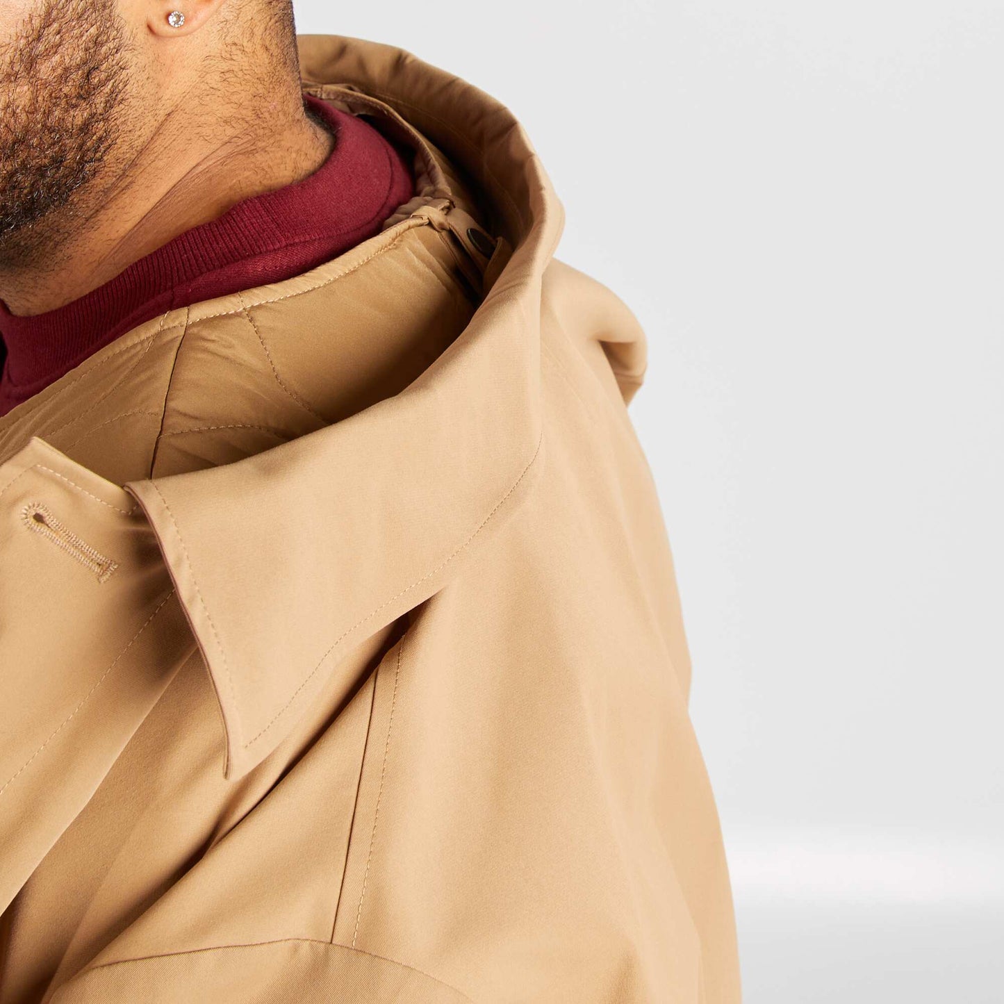 Gabardina largo medio BEIGE
