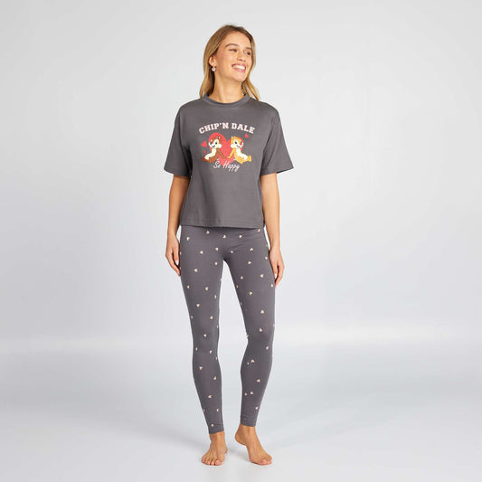Conjunto de pijama 'Minnie' 'Disney' - 2 piezas GRIS
