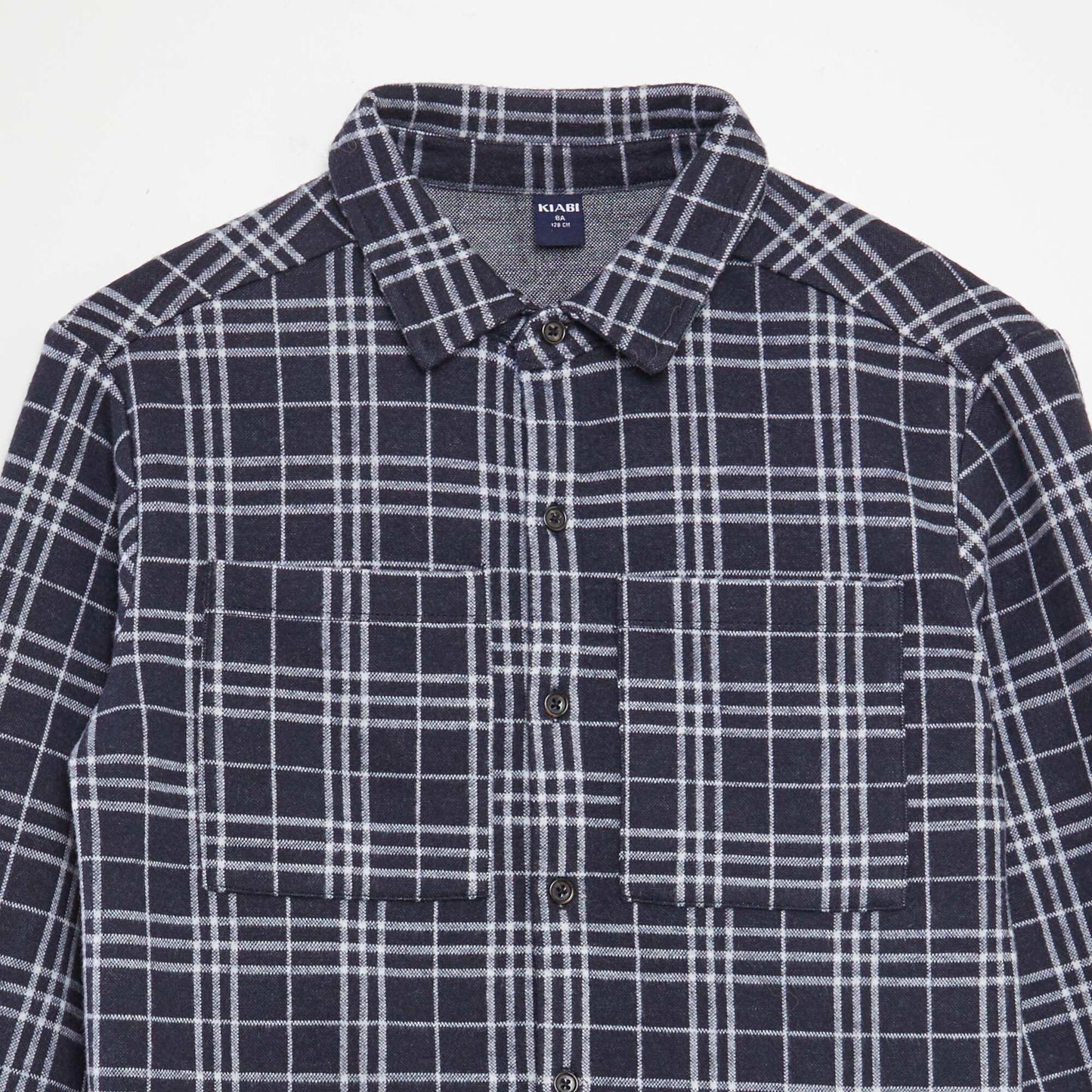 Camisa de cuadros de franela AZUL