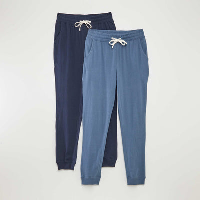 Pack de 2 pantalones de pijama. AZUL