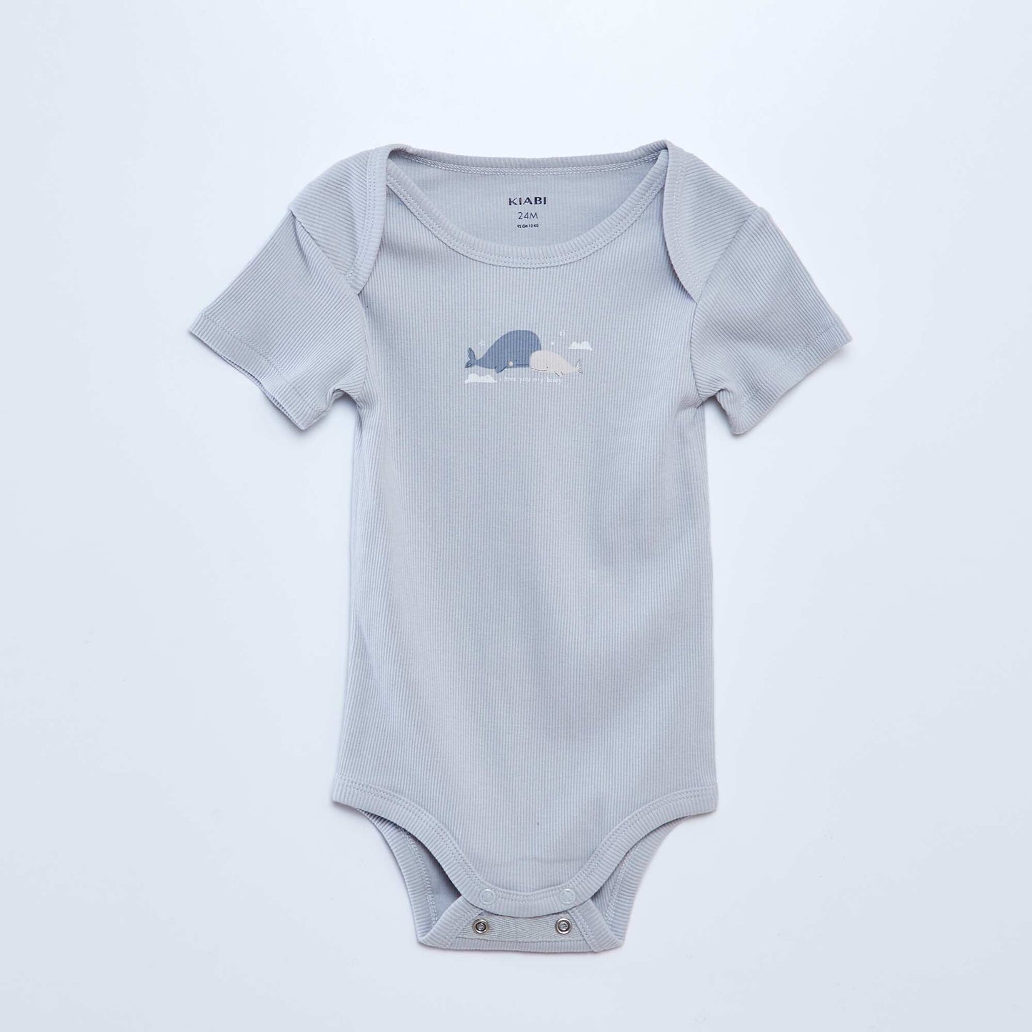 Conjunto de pijama + body + babero - 3 piezas BLANCO