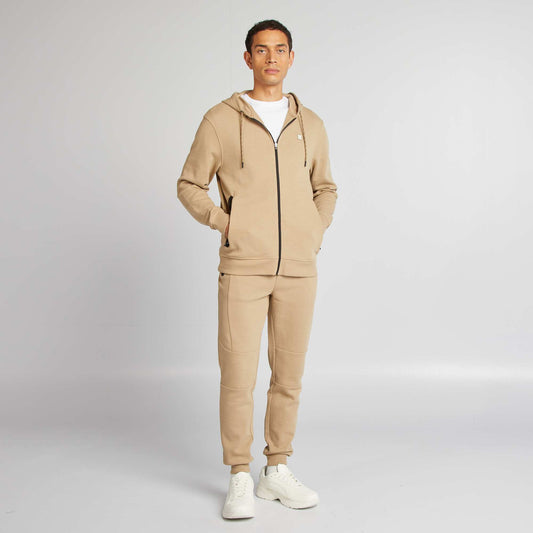 Pantalón de jogging de punto BEIGE