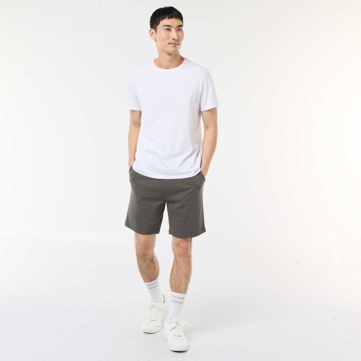 Bermudas de chándal ligeras KAKI