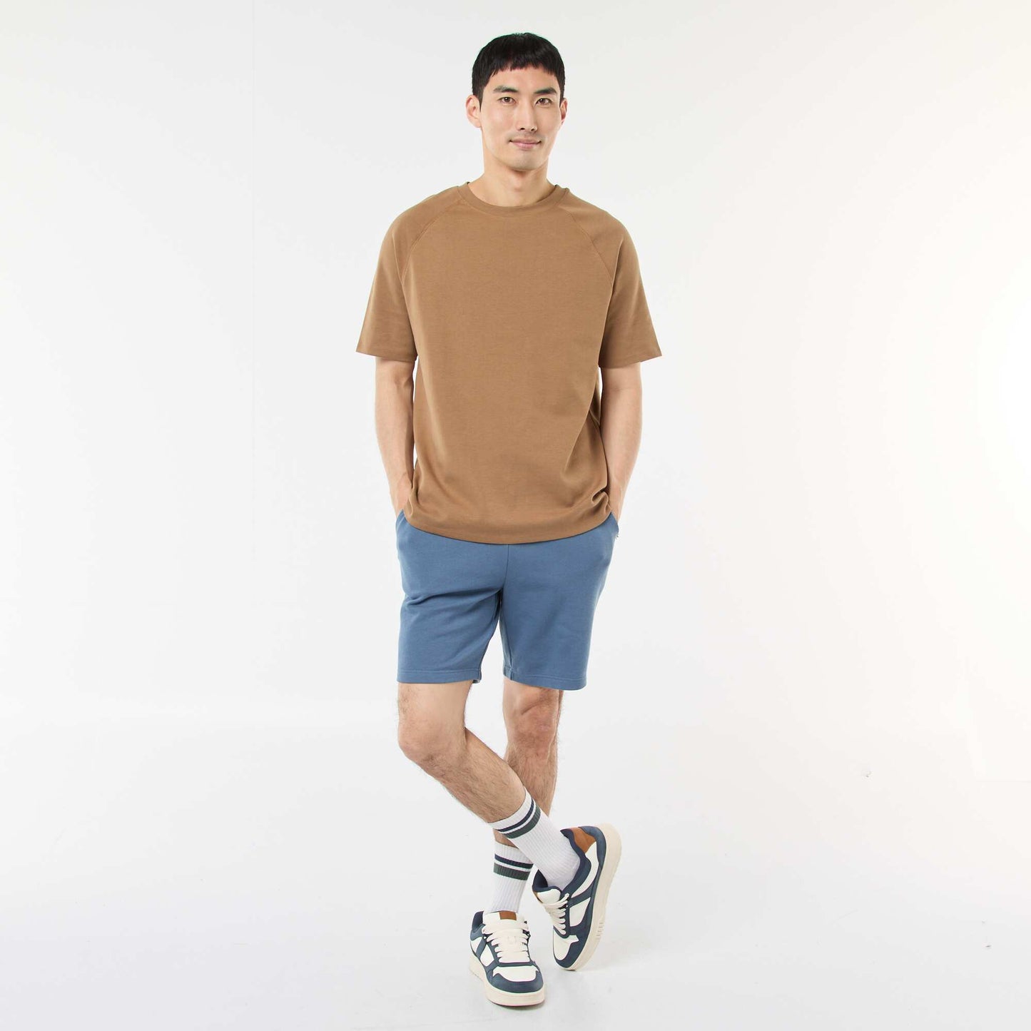 Bermudas de chándal ligeras AZUL