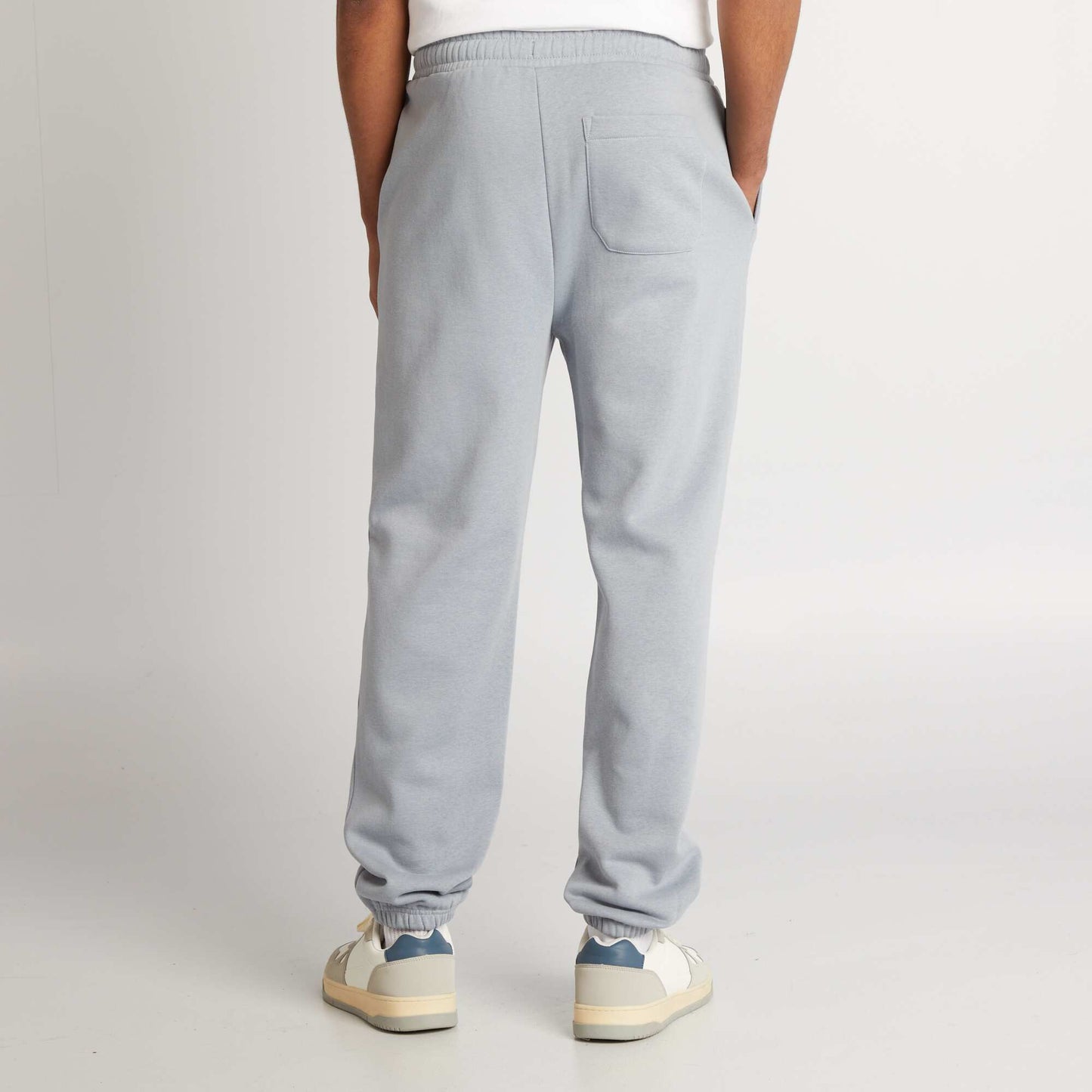 Pantalón de chándal regular liso AZUL