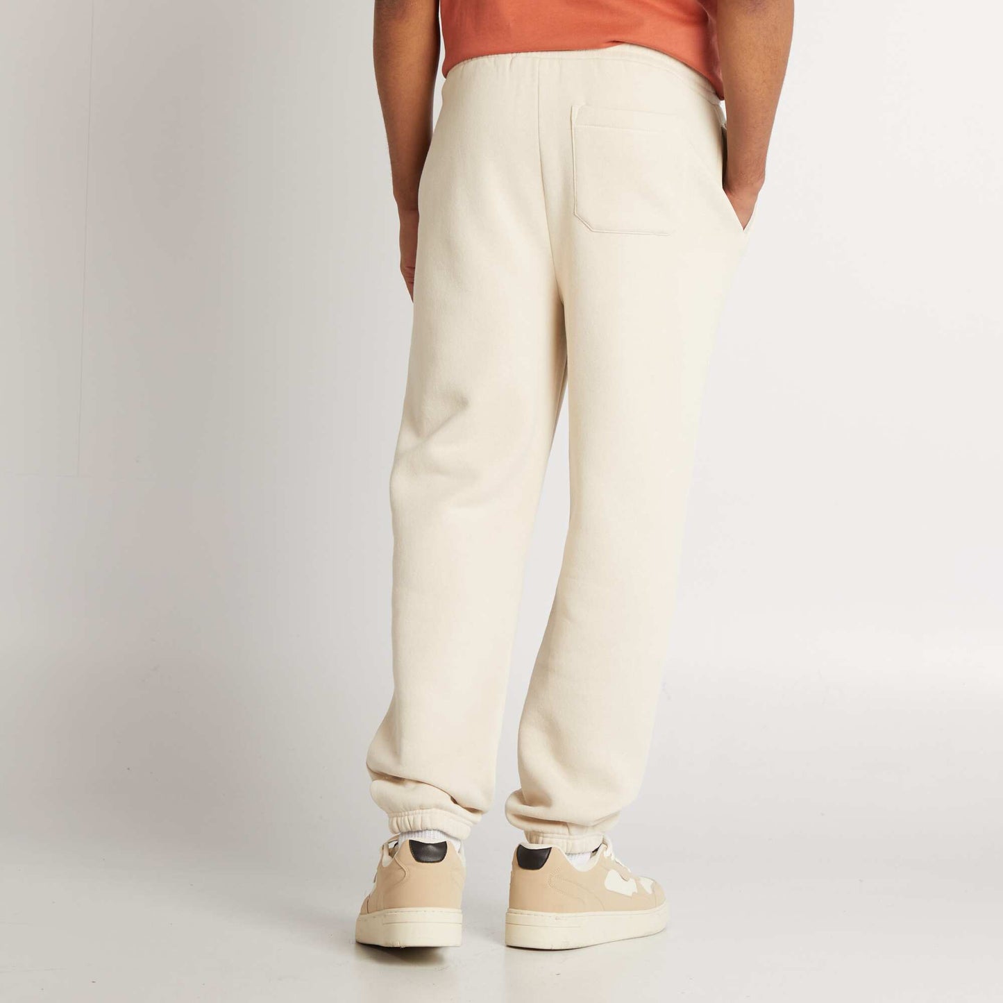Pantalón de chándal regular liso GRIS