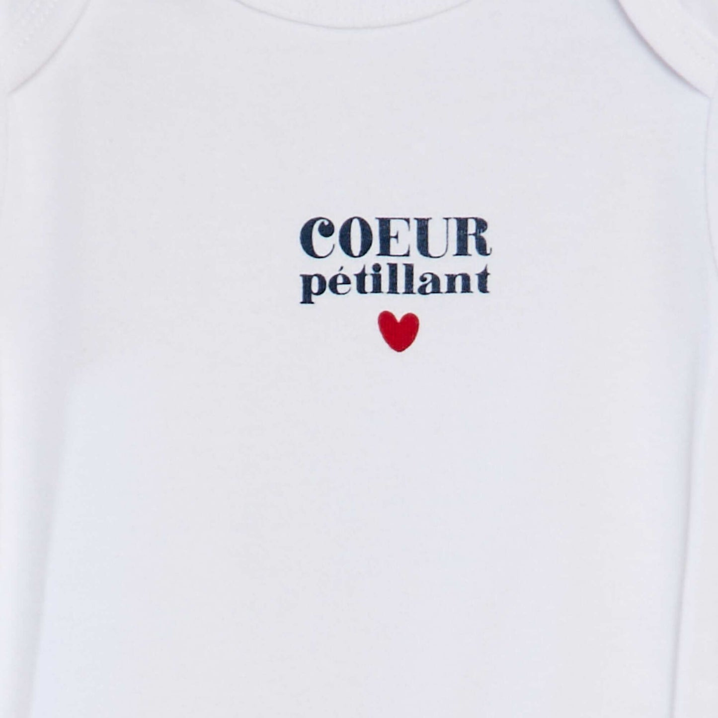 Conjunto de pijama + body + babero - San Valentín AZUL