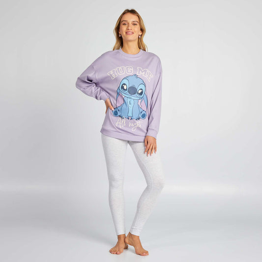 Conjunto de pijama 'Stitch' - 2 piezas PURPURA