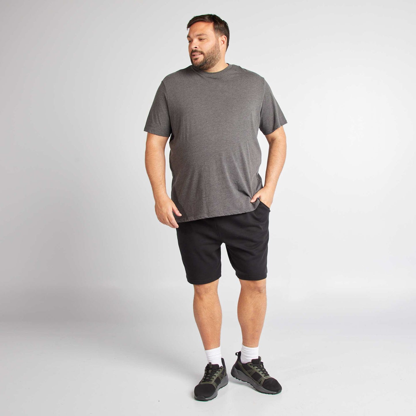 Short de chándal negro