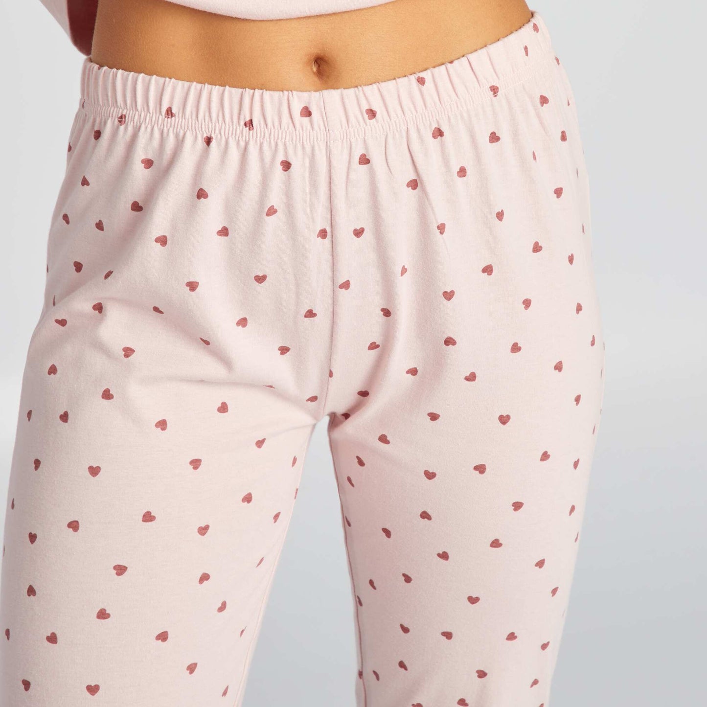 Pijama largo de 2 piezas 'Pitufos' ROSA