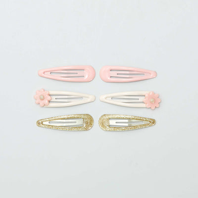 Pack de 6 pinzas clip ROSA