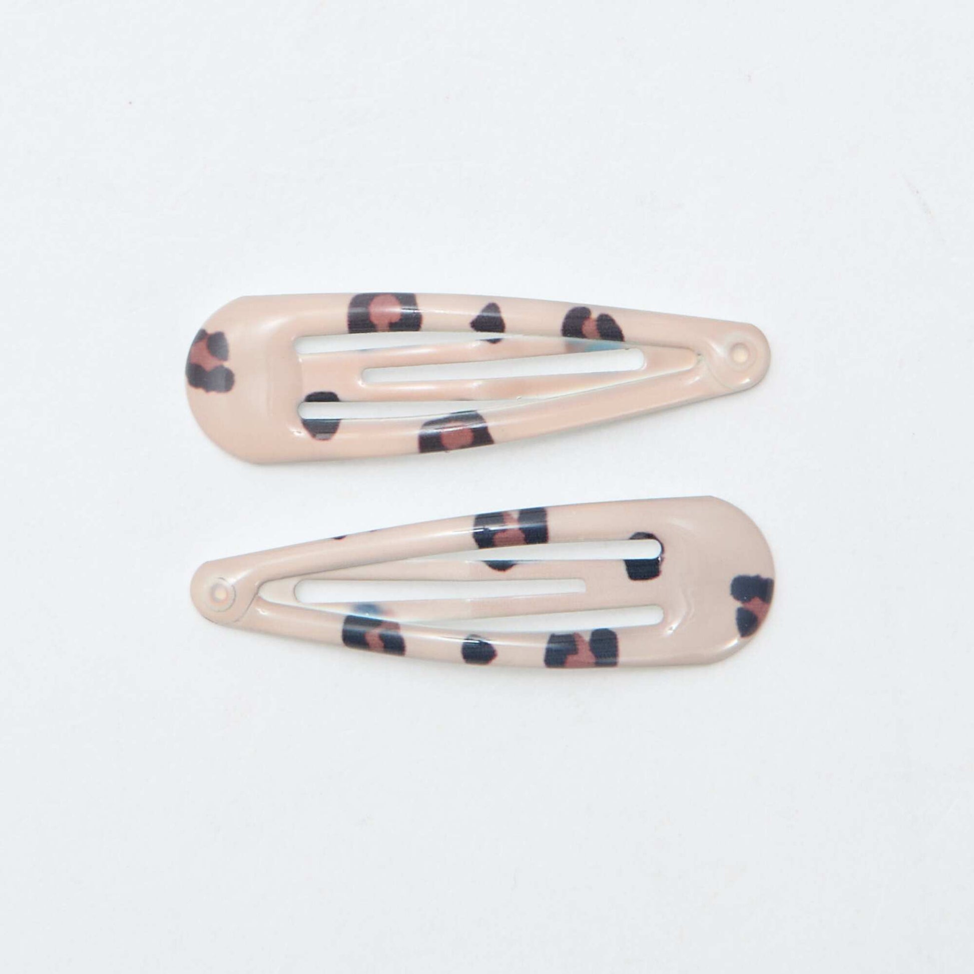 Pack de 6 pinzas clip MARRON
