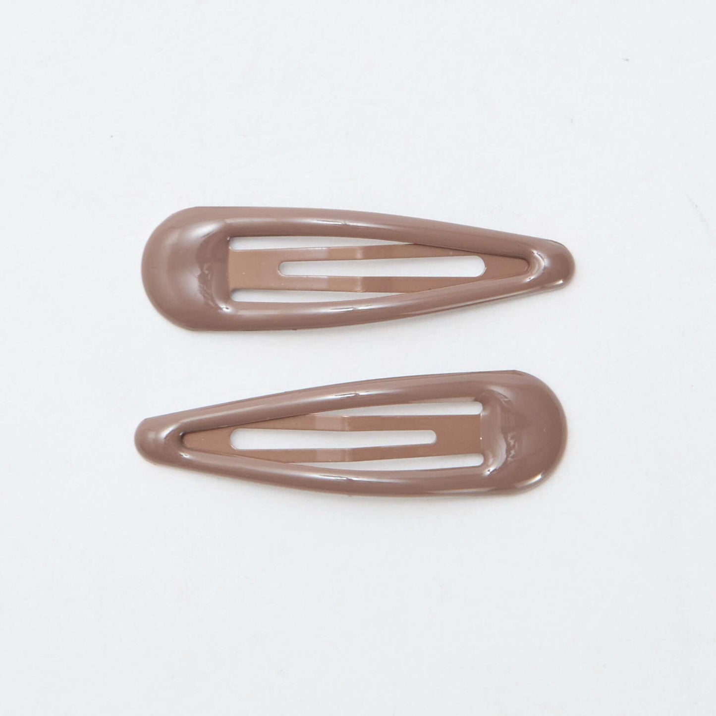 Pack de 6 pinzas clip MARRON